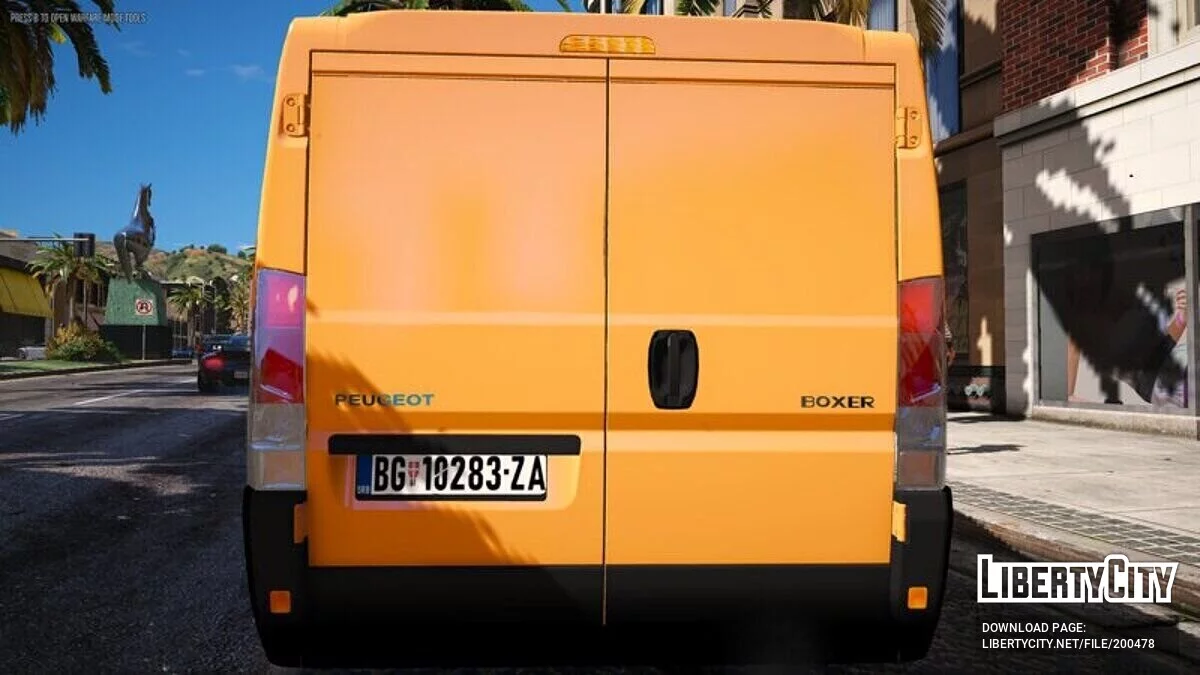 Peugeot Boxer - GSP Beograd / GTA 5