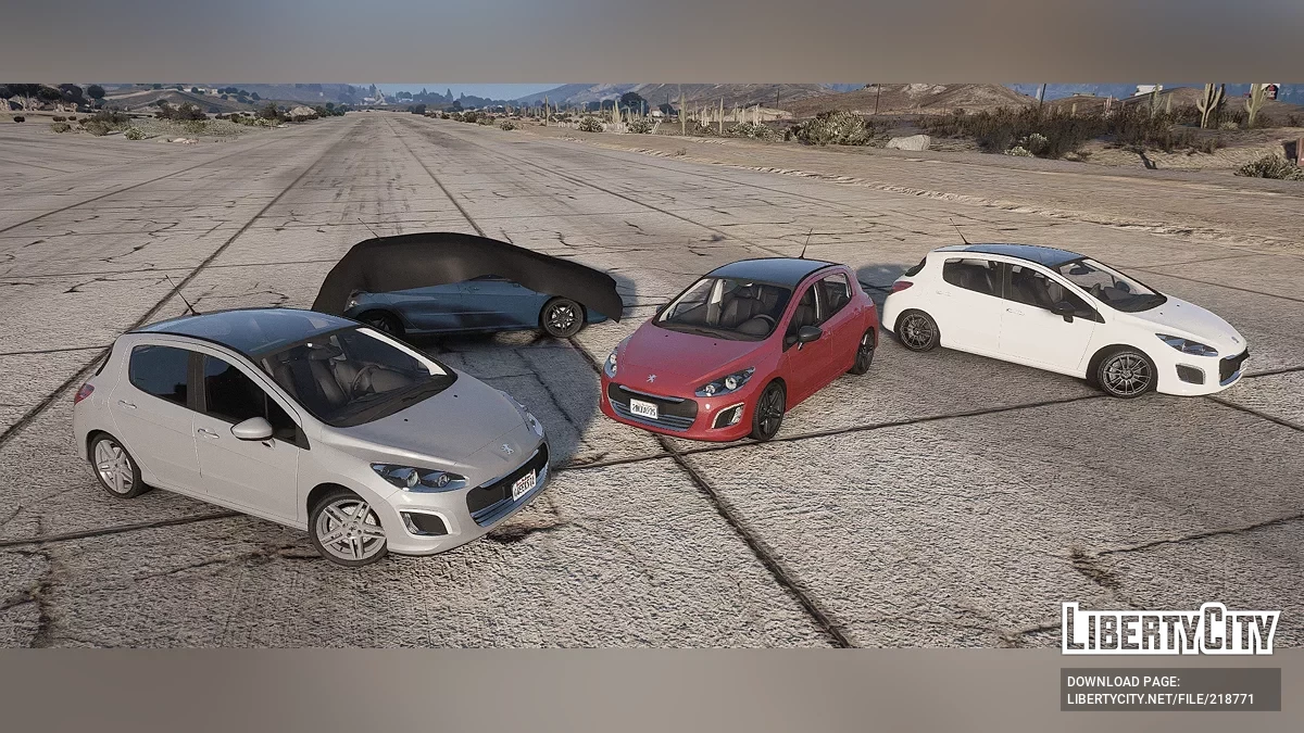 Peugeot 308 2013 Active/Allure/THP Fullpack v1.0 / GTA 5