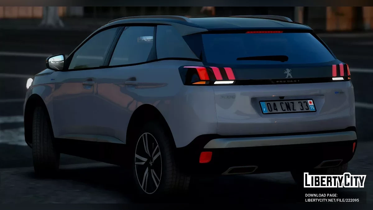 Peugeot 3008 Hybrid 2021 v1.0 / GTA 5