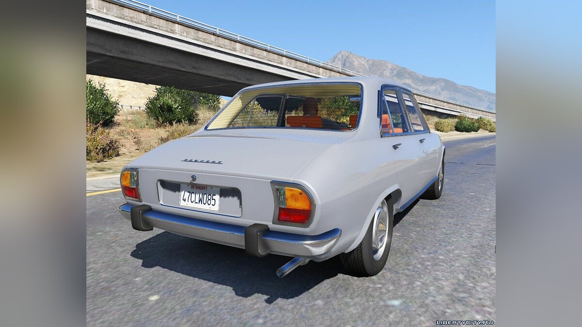 Peugeot 504 Injection (1.8) Berlina A02 '68 [Add-On / Replace] 2.0 для GTA 5 - Картинка #3