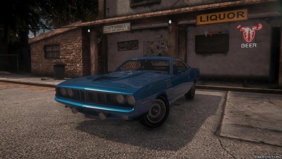 Plymouth Hemi Cuda 1970 v1.1 / GTA 5