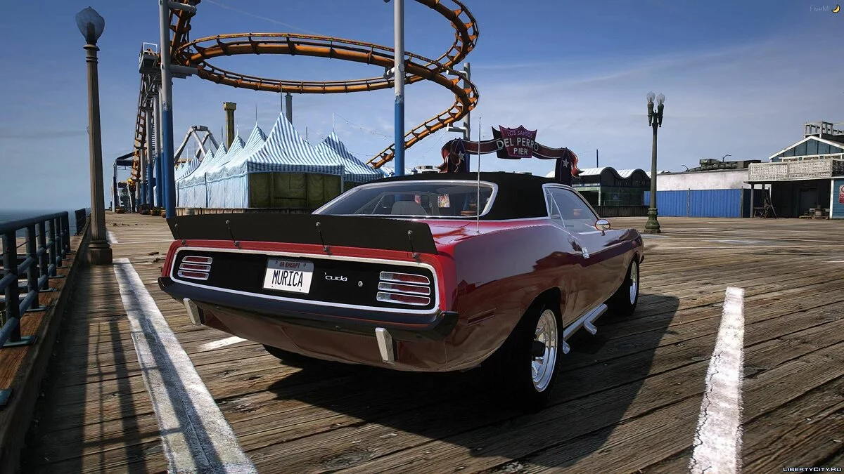 Plymouth Hemi Cuda 1970 v1.1 / GTA 5