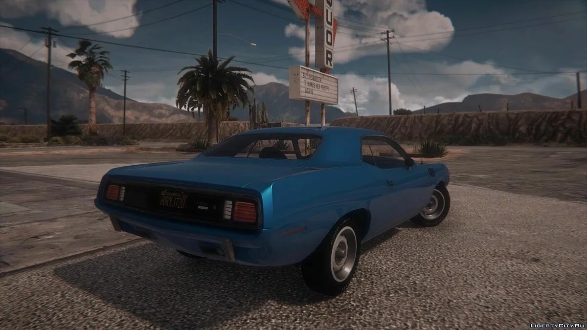 Plymouth Hemi Cuda 1970 v1.1 / GTA 5