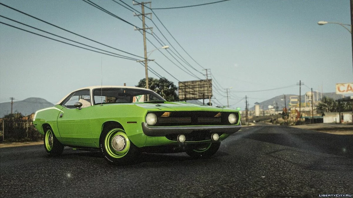 Plymouth Hemi Cuda 1970 v1.1 / GTA 5