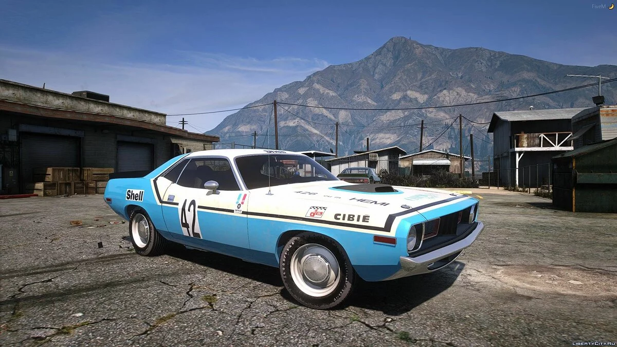 Plymouth Hemi Cuda 1970 v1.1 / GTA 5