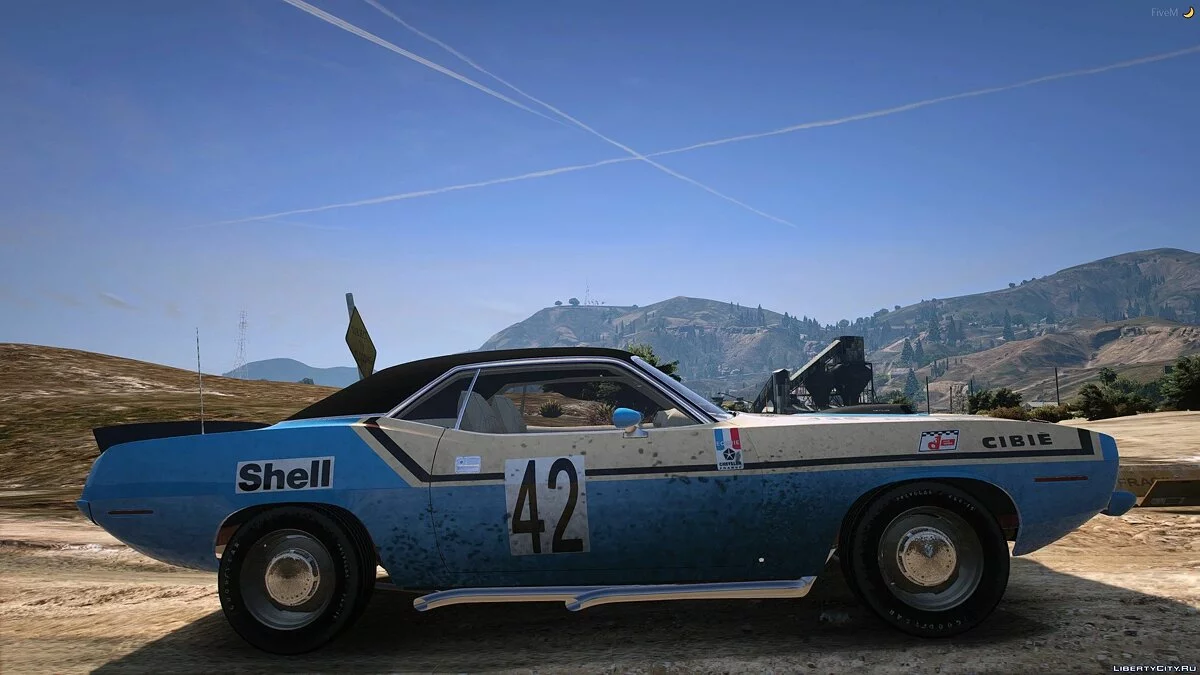 Plymouth Hemi Cuda 1970 v1.1 / GTA 5