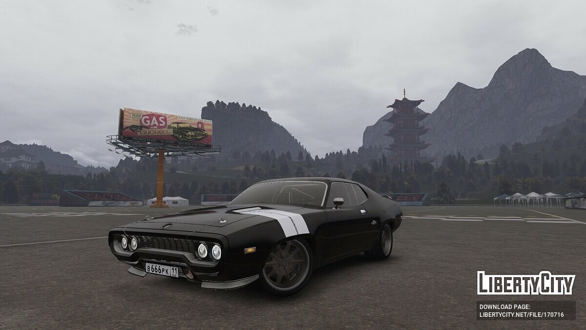 Скачать 1971 Plymouth RoadRunner GTX 440 для GTA 5