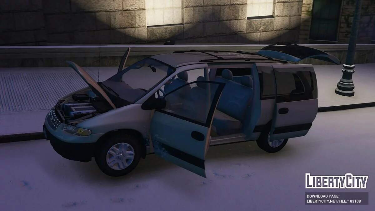 1996 Plymouth/Dodge Voyager/Grand Caravan [Add-On | VehFuncsV | Extras | LODs] 1.0 / GTA 5