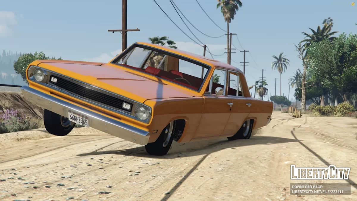 Седан Plymouth Valiant 1970 года [Дополнение/FiveM] 1.1 / GTA 5
