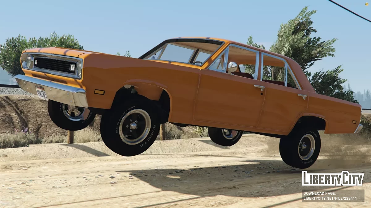 Седан Plymouth Valiant 1970 года [Дополнение/FiveM] 1.1 / GTA 5