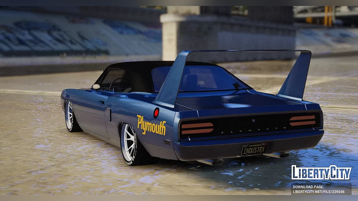 Plymouth Superbird Restomod [Готов к FiveM, Звуки двигателя] / GTA 5