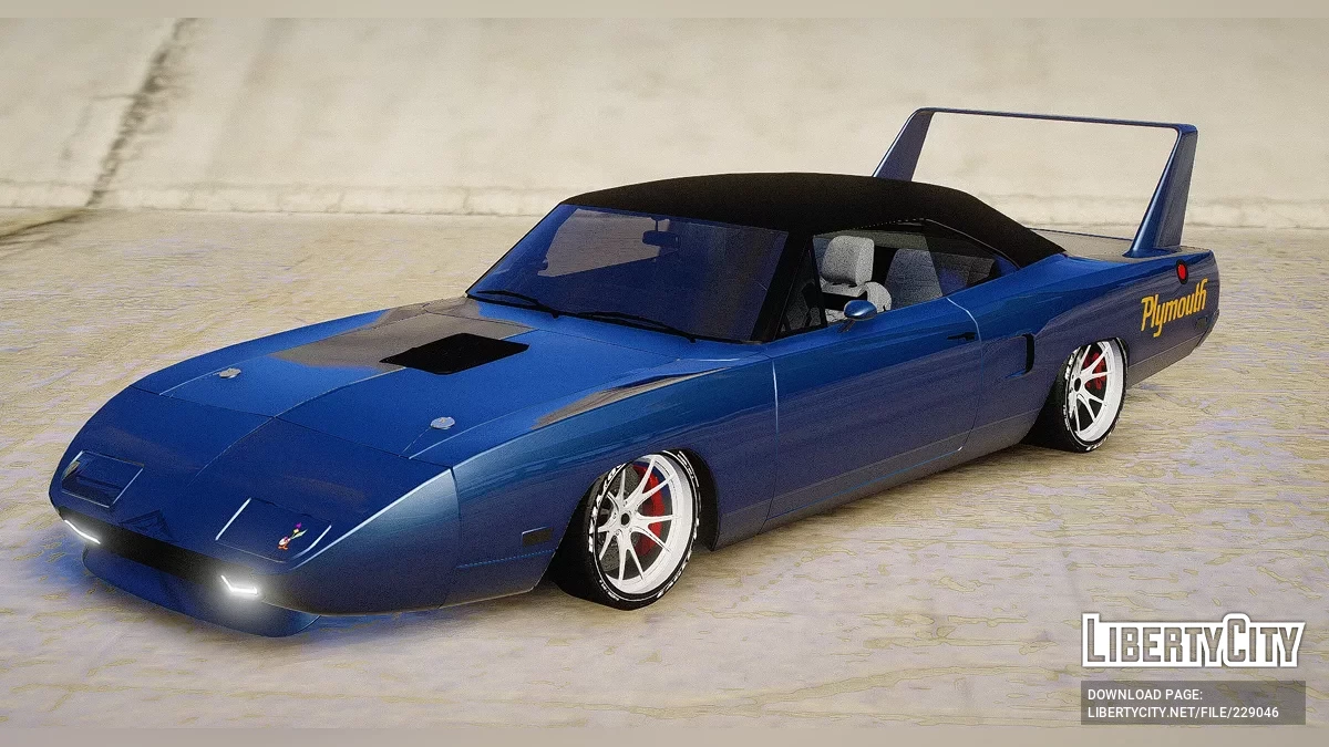 Plymouth Superbird Restomod [Готов к FiveM, Звуки двигателя] / GTA 5