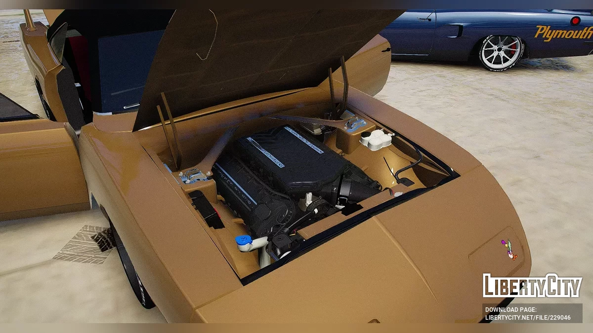 Plymouth Superbird Restomod [Готов к FiveM, Звуки двигателя] / GTA 5