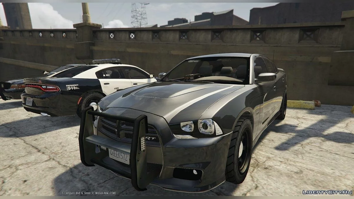 2012 Unmarked Dodge Charger HD v1 / GTA 5