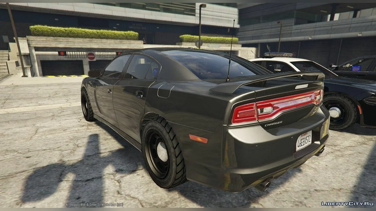 2012 Unmarked Dodge Charger HD v1 / GTA 5