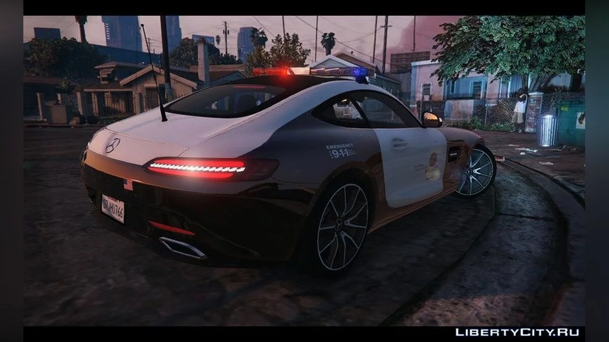 LAPD Mercedes-Benz AMG GT 2016 / GTA 5