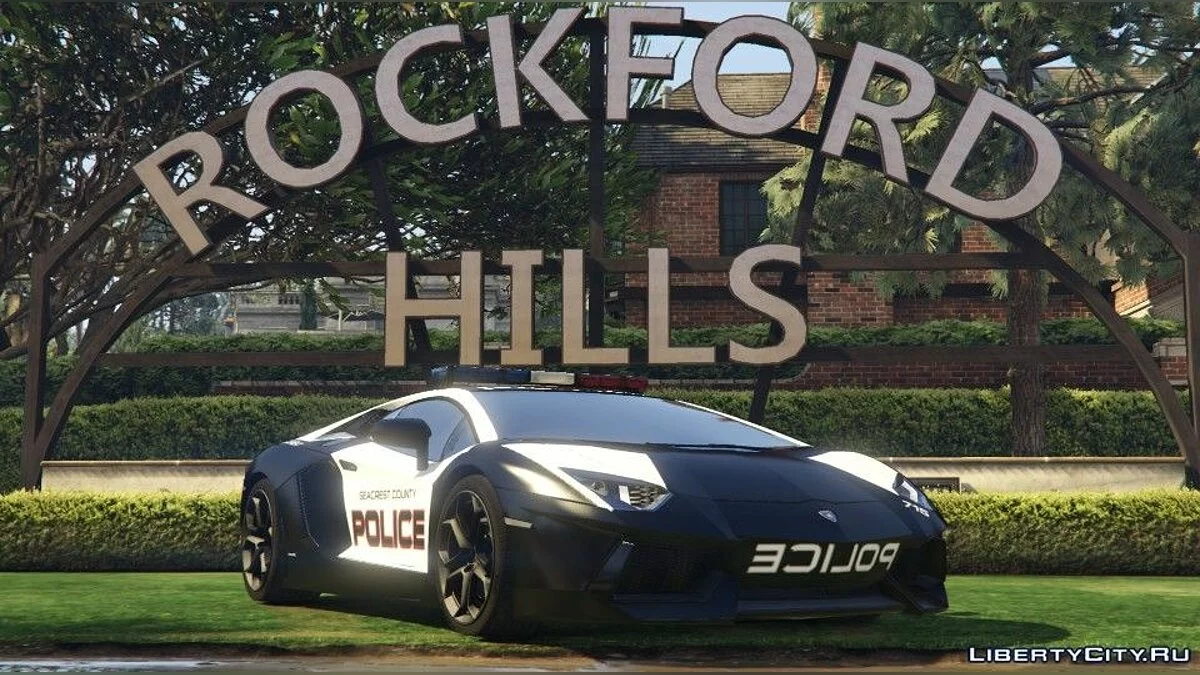 Need For Speed Hot Pursuit - Lamborghini Aventador Police / GTA 5