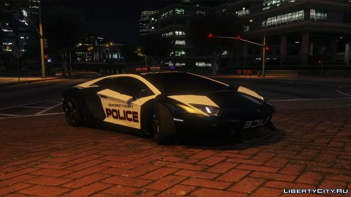 Need For Speed Hot Pursuit - Lamborghini Aventador Police / GTA 5