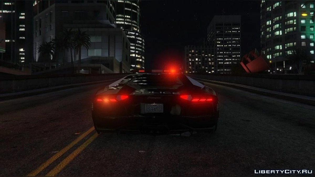 Need For Speed Hot Pursuit - Lamborghini Aventador Police / GTA 5