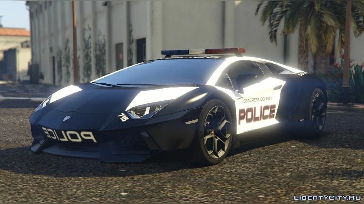 Need For Speed Hot Pursuit - Lamborghini Aventador Police / GTA 5
