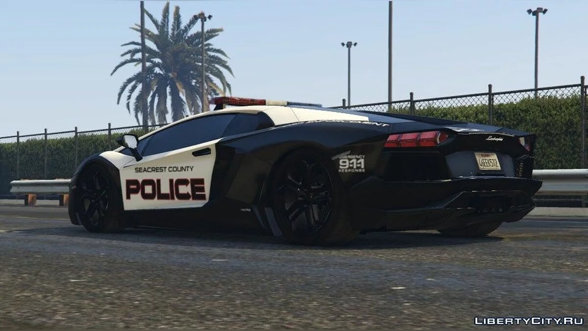 Need For Speed Hot Pursuit - Lamborghini Aventador Police / GTA 5