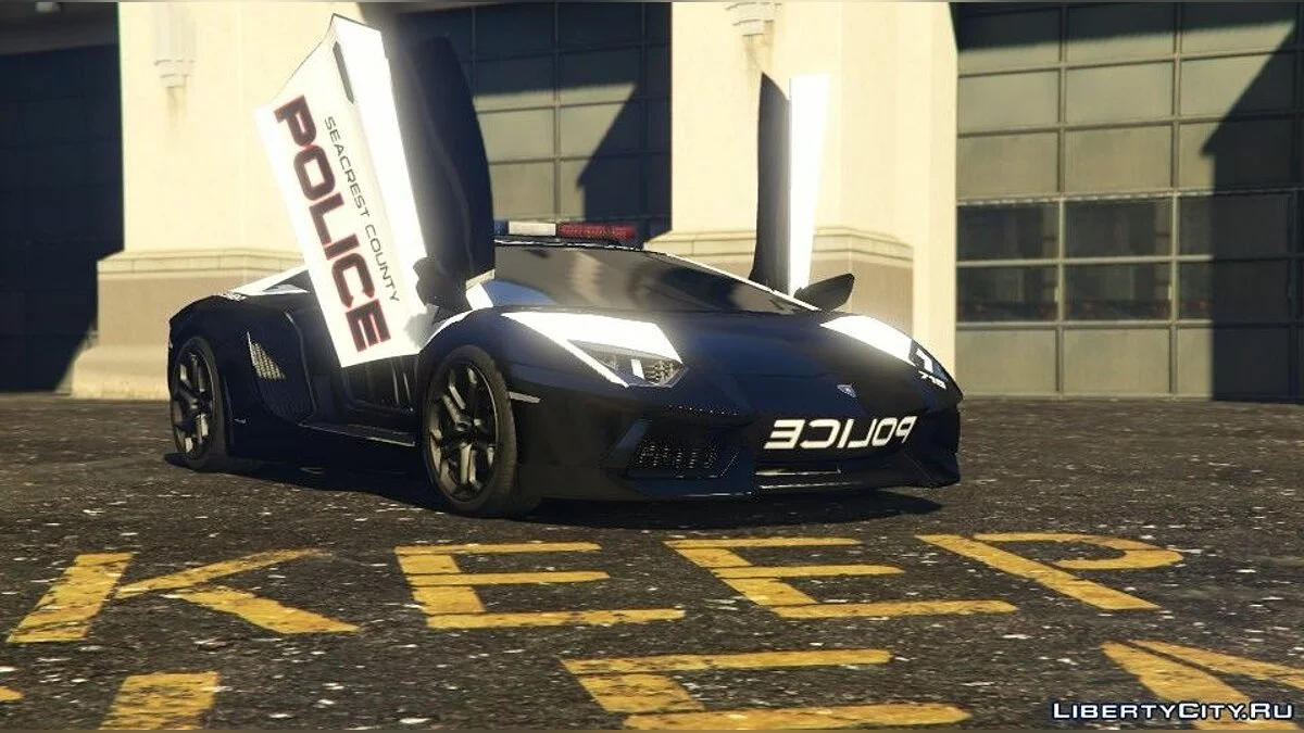 Need For Speed Hot Pursuit - Lamborghini Aventador Police / GTA 5