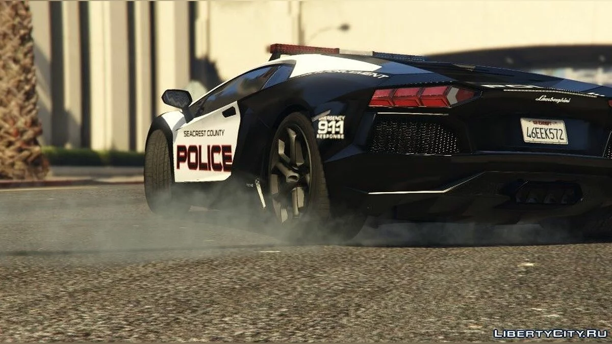 Need For Speed Hot Pursuit - Lamborghini Aventador Police / GTA 5