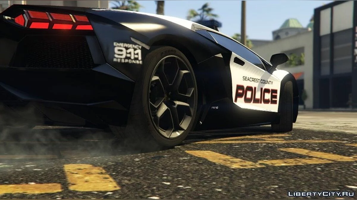 Need For Speed Hot Pursuit - Lamborghini Aventador Police / GTA 5