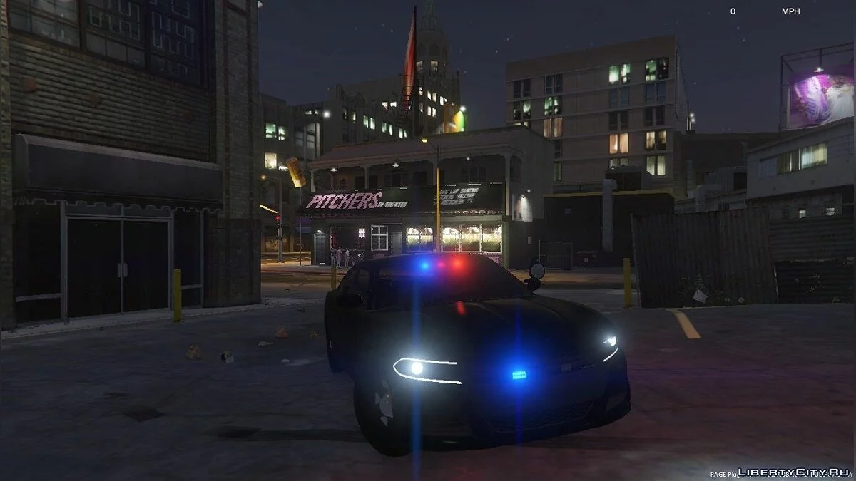2015 Unmarked Dodge Charger DEV 1.0 / GTA 5