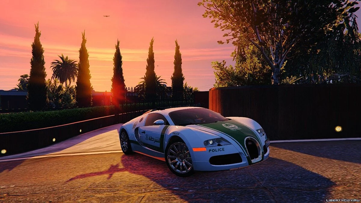 Bugatti Veyron - Dubai Police [4K] 1.0 / GTA 5