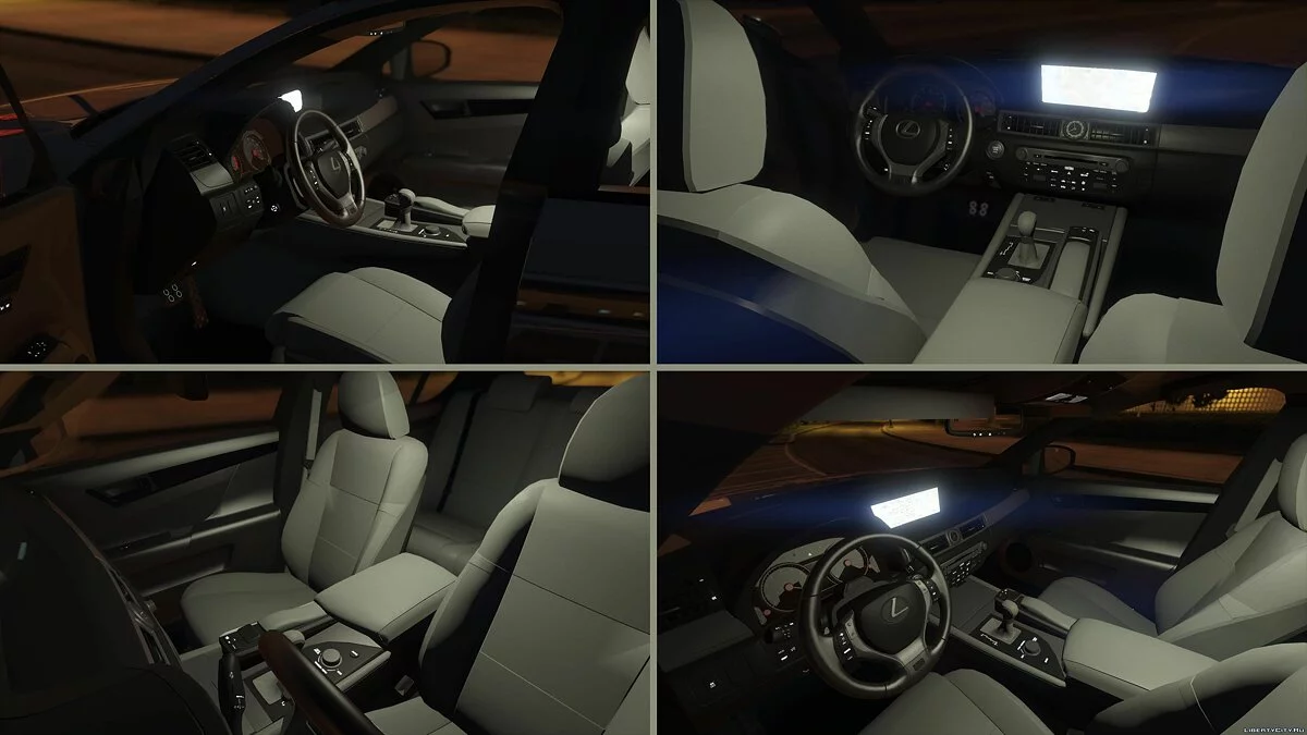 Lexus GS 350 Police + Template [Tuning / NFS Handling / Sound] / GTA 5