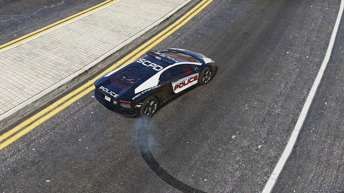 Need For Speed Hot Pursuit - Lamborghini Aventador Police 2.0 / GTA 5