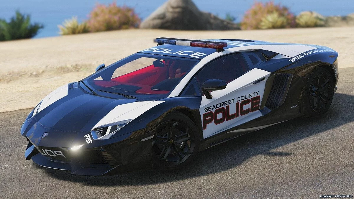Need For Speed Hot Pursuit - Lamborghini Aventador Police 2.0 / GTA 5