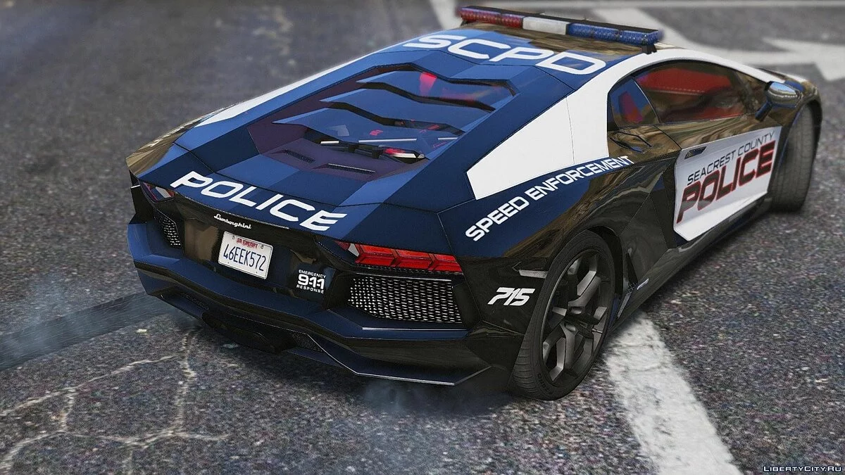 Need For Speed Hot Pursuit - Lamborghini Aventador Police 2.0 / GTA 5