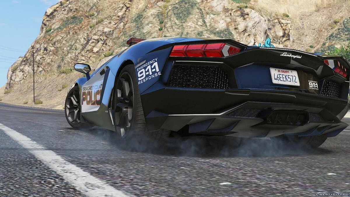 Need For Speed Hot Pursuit - Lamborghini Aventador Police 2.0 / GTA 5