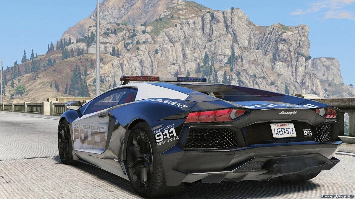 Need For Speed Hot Pursuit - Lamborghini Aventador Police 2.0 / GTA 5