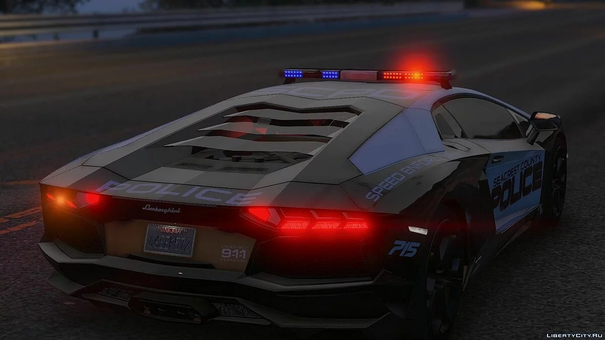 Need For Speed Hot Pursuit - Lamborghini Aventador Police 2.0 / GTA 5