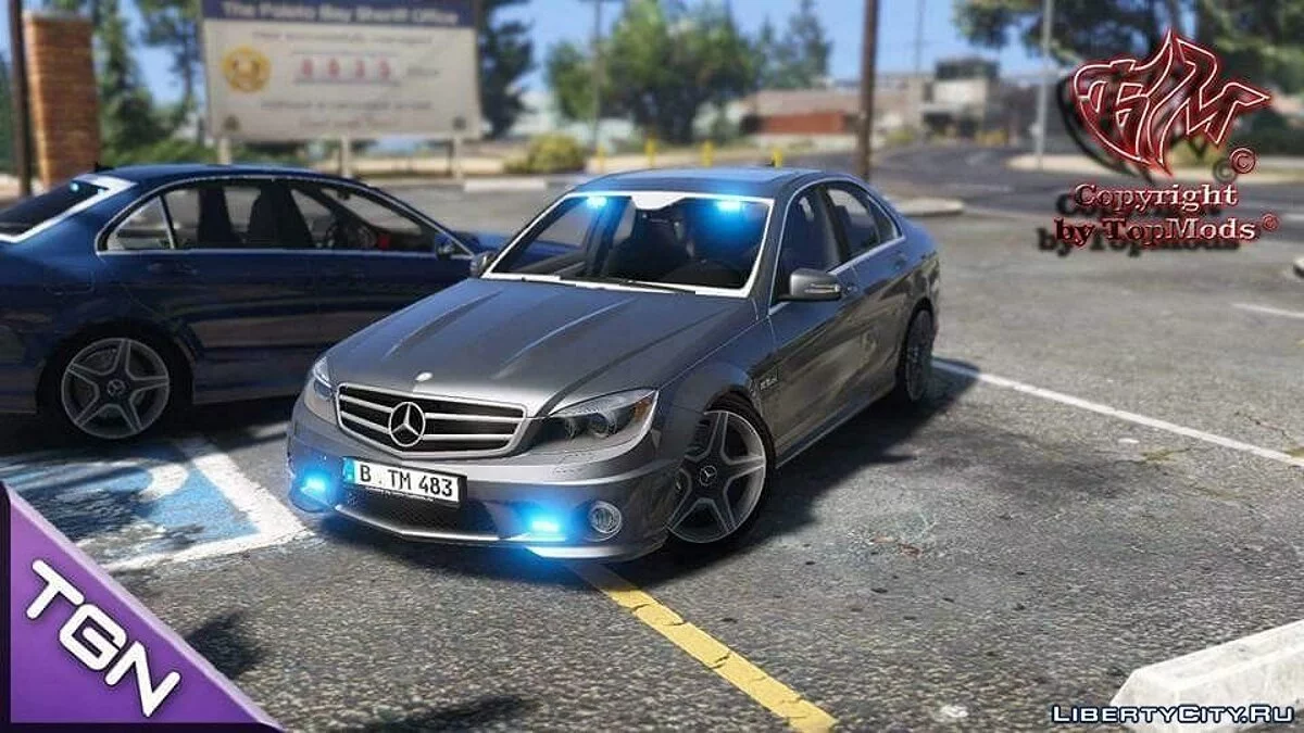 Mercedes-Benz C63 Kriminalpolizei / GTA 5