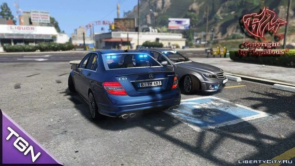 Mercedes-Benz C63 Kriminalpolizei / GTA 5
