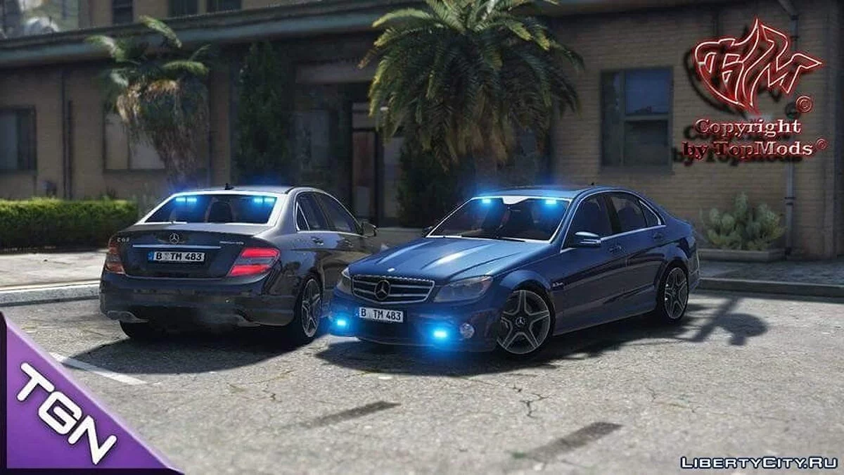 Mercedes-Benz C63 Kriminalpolizei / GTA 5