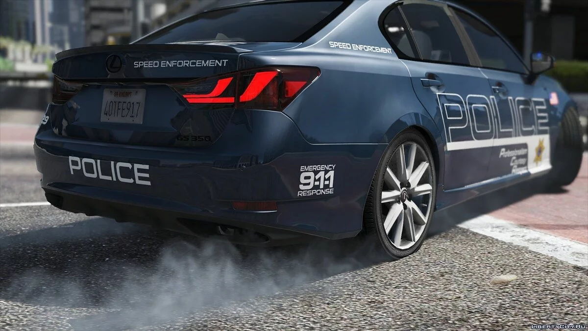 Lexus GS 350 | Hot Pursuit Police [Add-On / Replace | Template] 2.0 / GTA 5