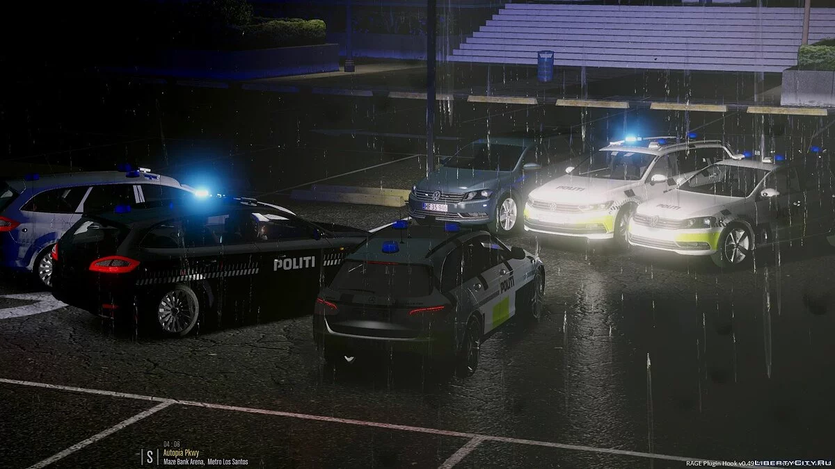 Danish Police Pack (Mondeo / Mercedes) [ELS] 1.0 / GTA 5