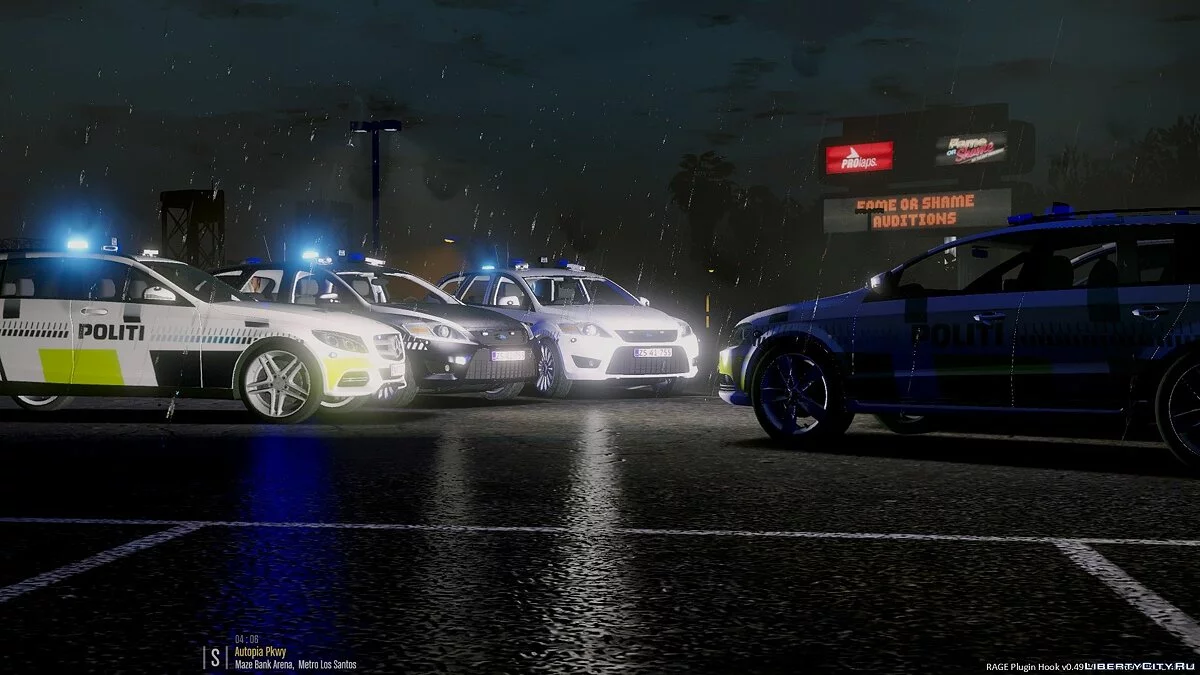 Danish Police Pack (Mondeo / Mercedes) [ELS] 1.0 / GTA 5
