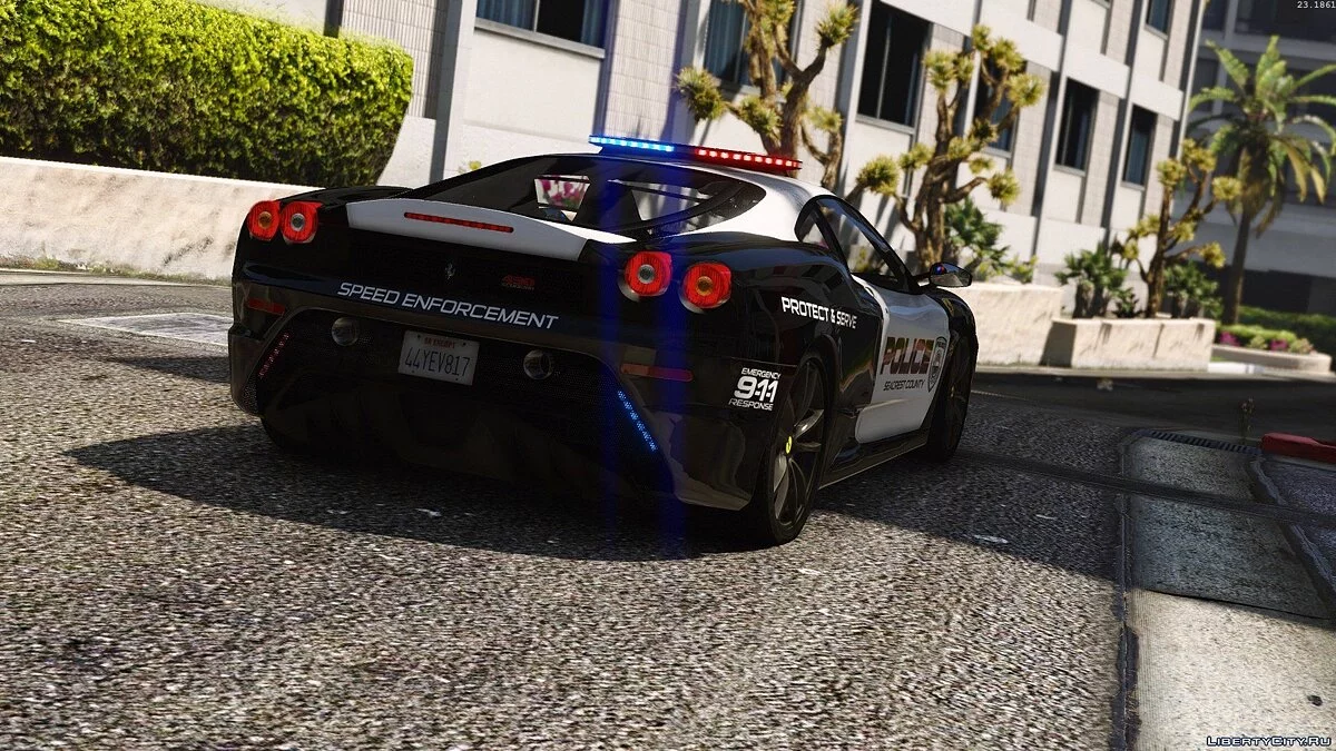 Ferrari F430 Scuderia | Hot Pursuit Police [Add-On / Replace | Tuning | Template] / GTA 5