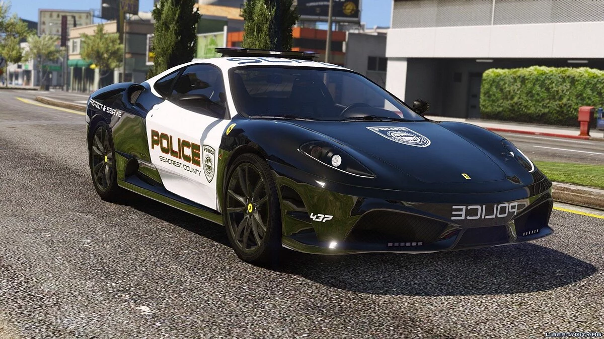 Ferrari F430 Scuderia | Hot Pursuit Police [Add-On / Replace | Tuning | Template] / GTA 5
