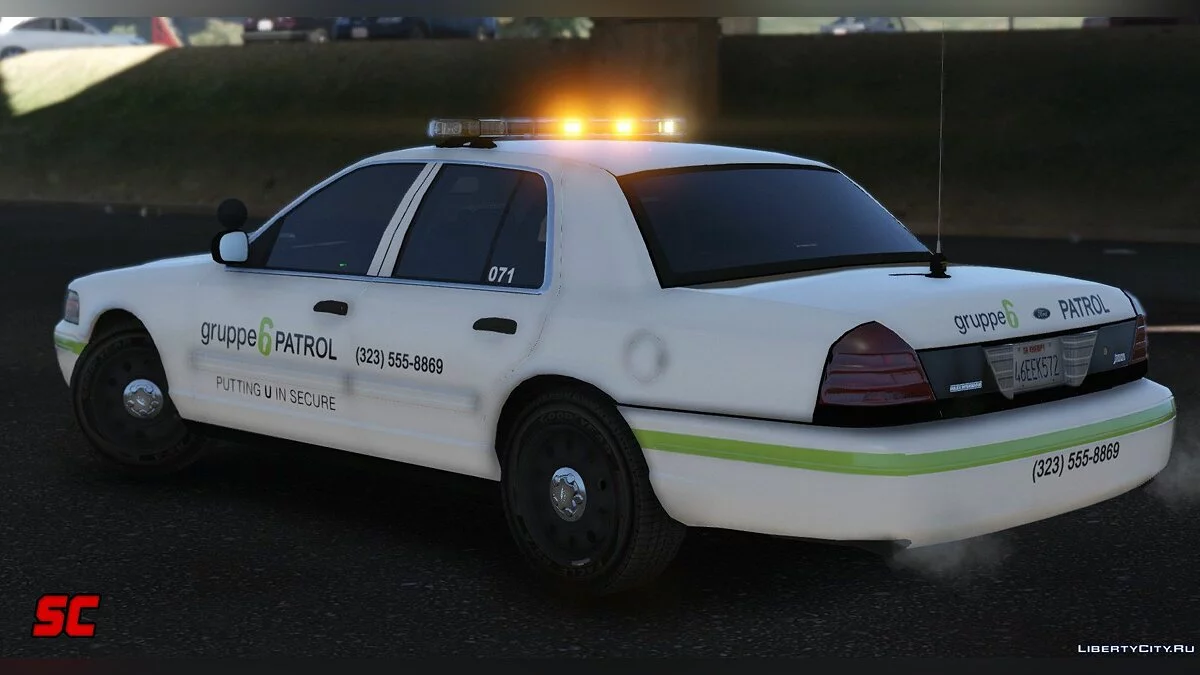 Ford Crown Victoria Gruppe 6 Security Patrol Car [ELS] 1.0.0 / GTA 5