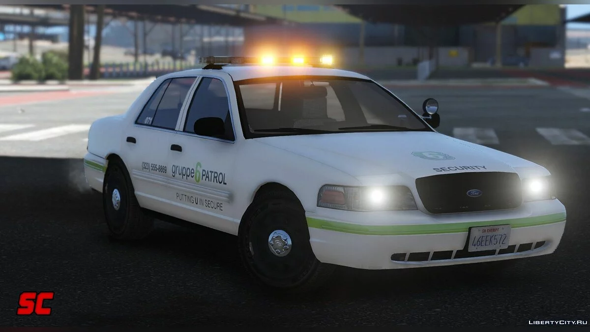 Ford Crown Victoria Gruppe 6 Security Patrol Car [ELS] 1.0.0 / GTA 5