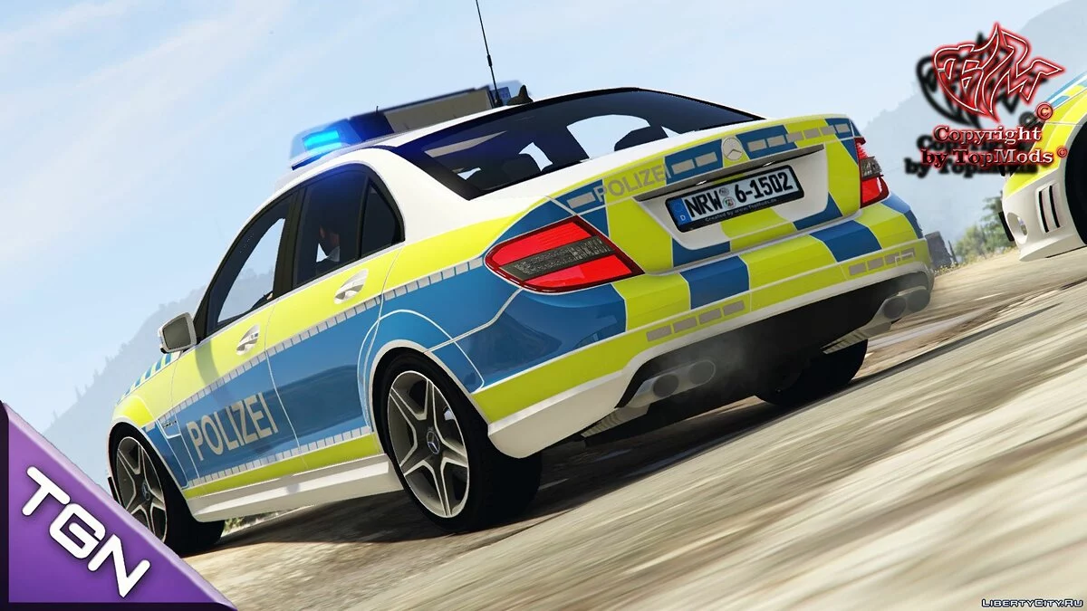Mercedes-Benz С63 AMG Autobahnpolizei NRW 1.0 / GTA 5