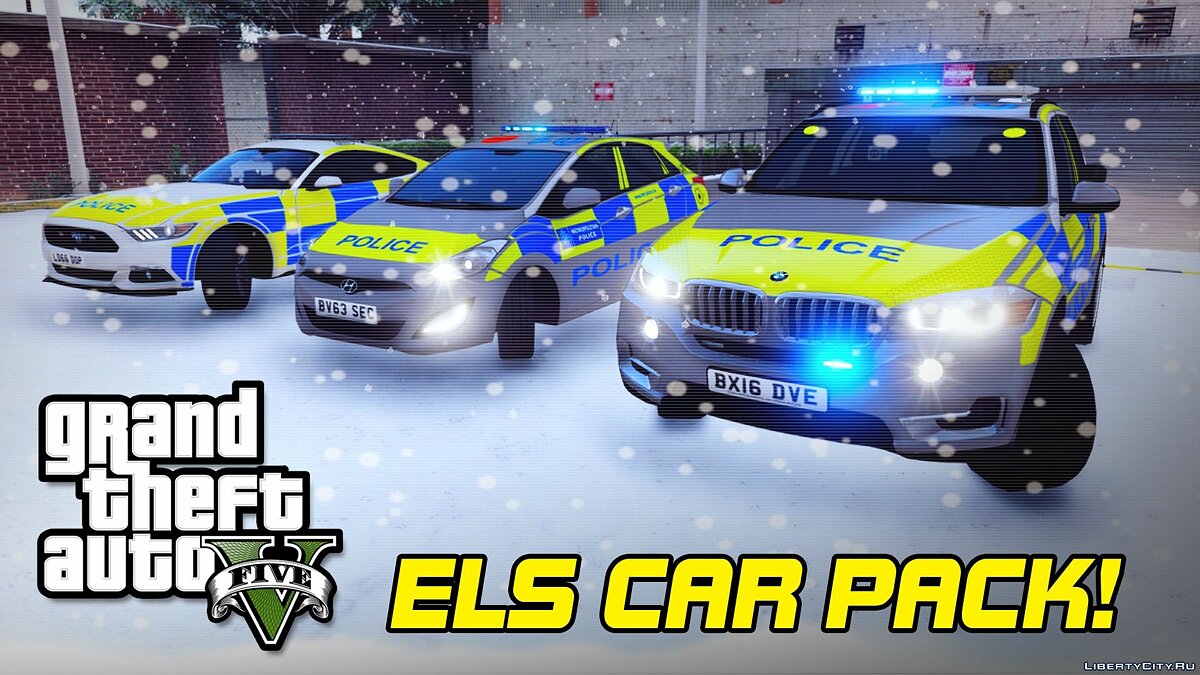 Скачать UKMET Police Car Pack [ELS] для GTA 5