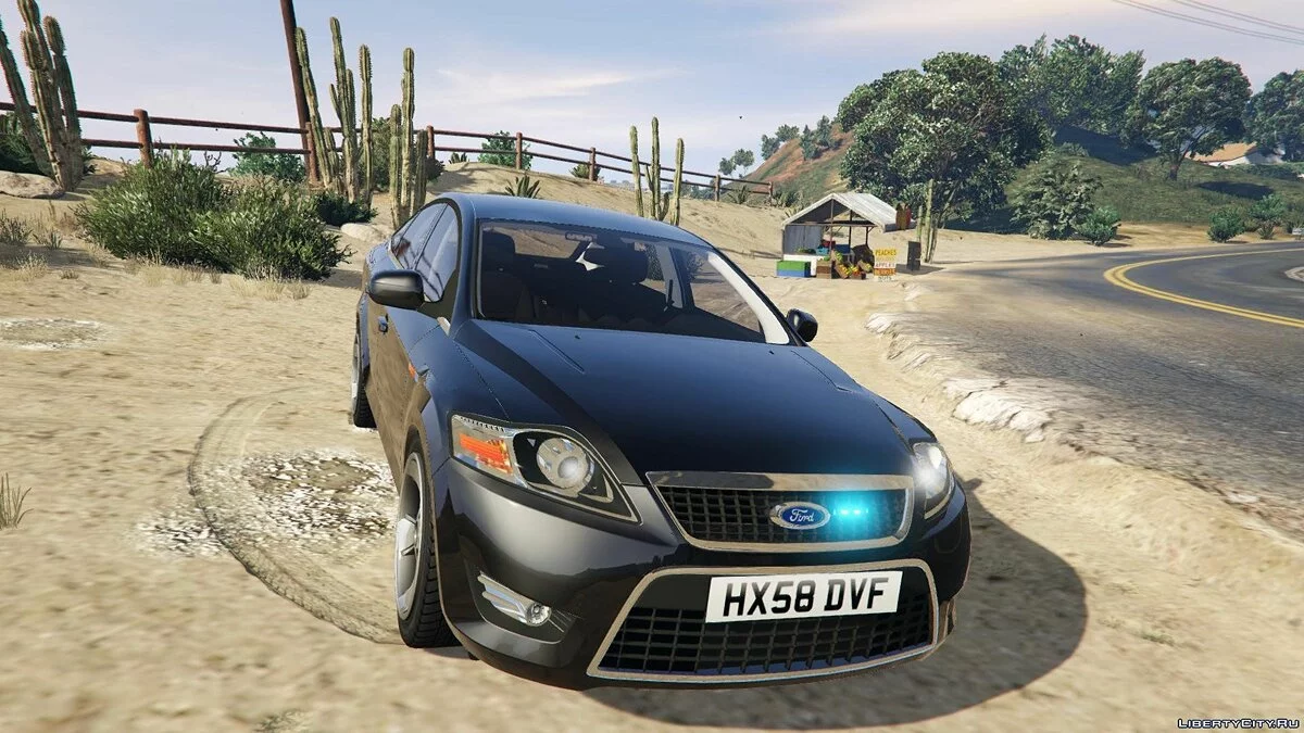 Unmarked Ford Mondeo 2008 [ELS] 0.1 / GTA 5